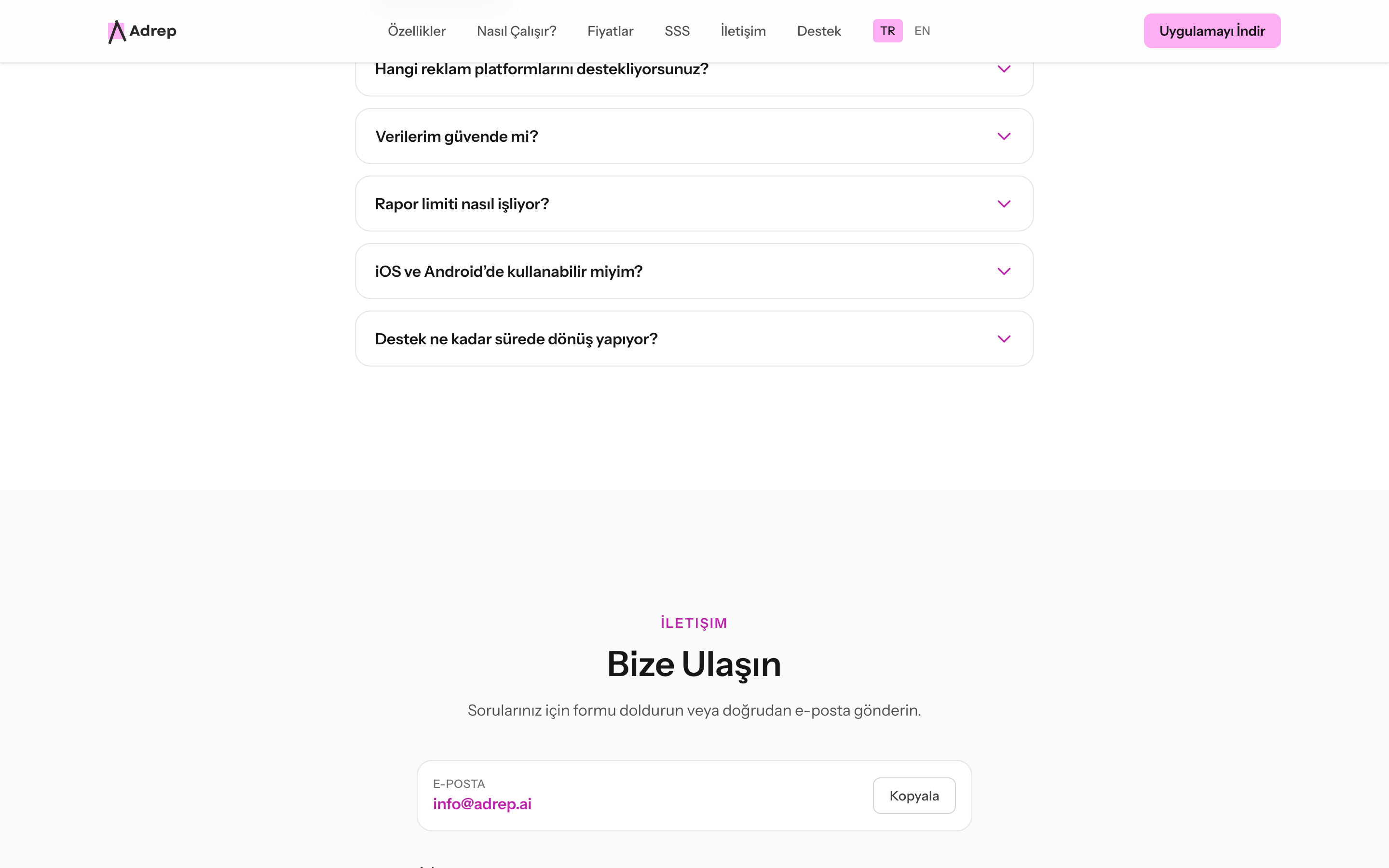 Adrep AI — PAYLAŞIM · PIN KİLİTLİ