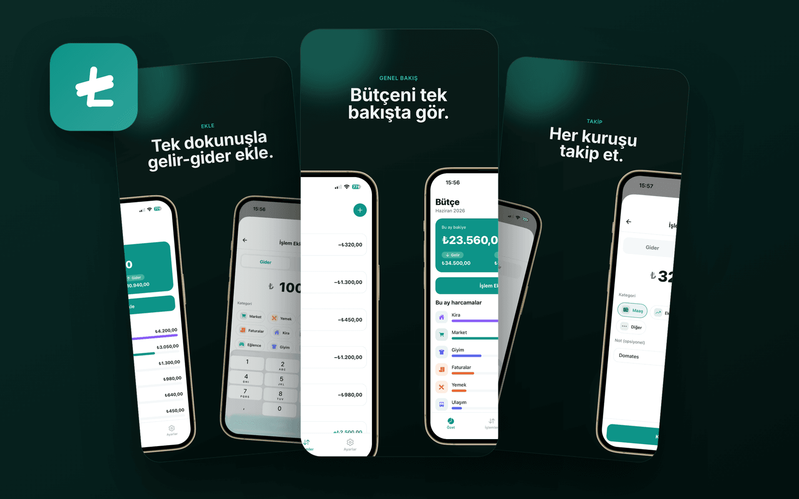 Bütçe — ürün ekran görüntüsü