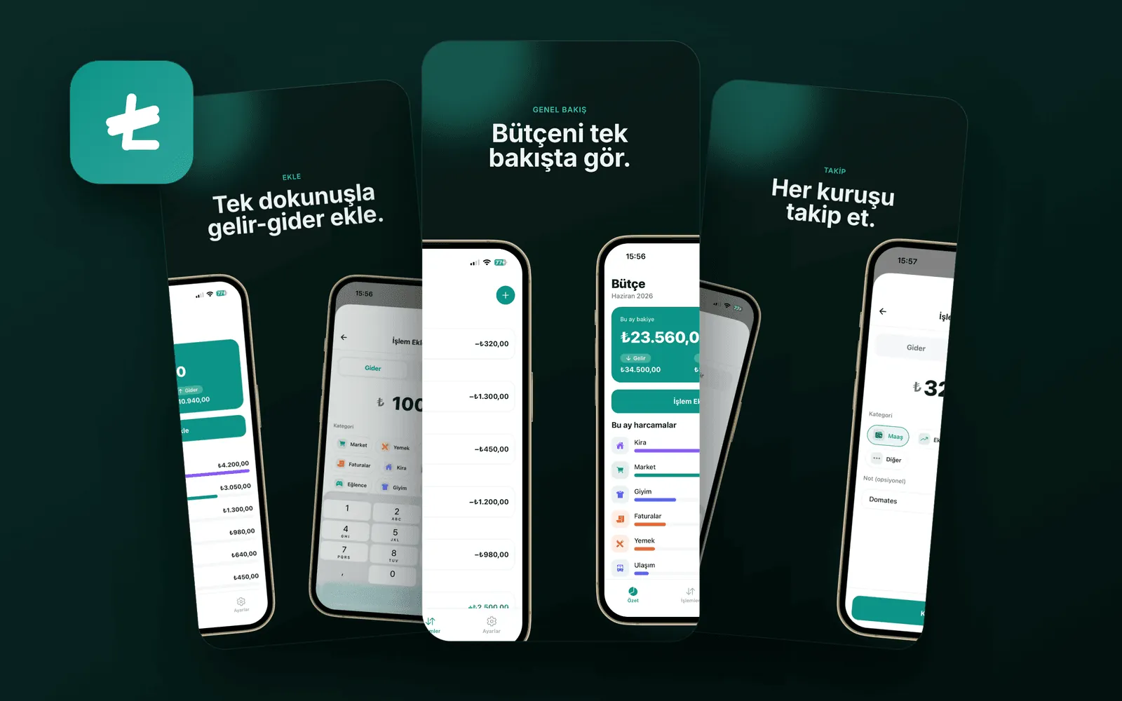 Bütçe — ürün ekran görüntüsü