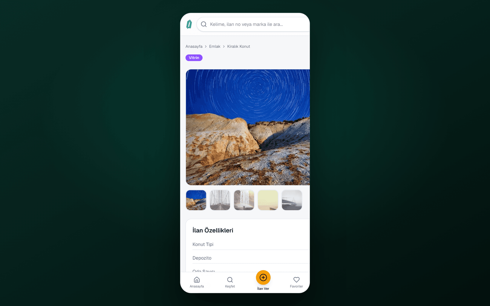 istesat.com — ilan detay sayfası