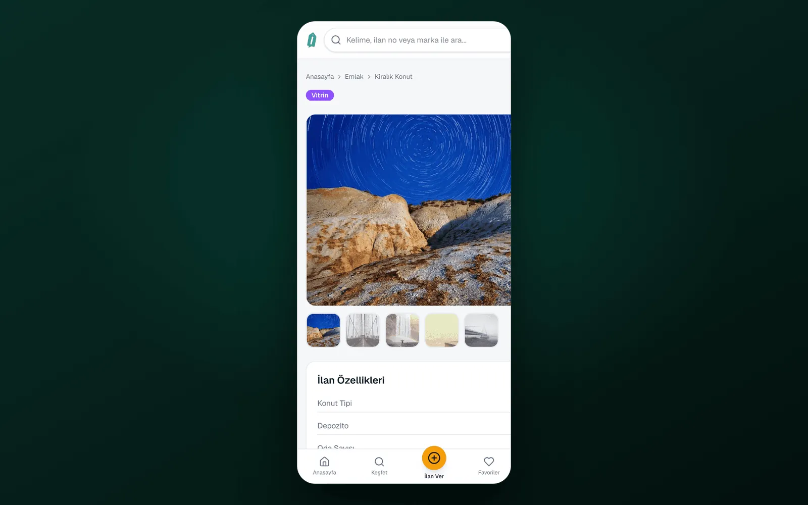 istesat.com — ilan detay sayfası