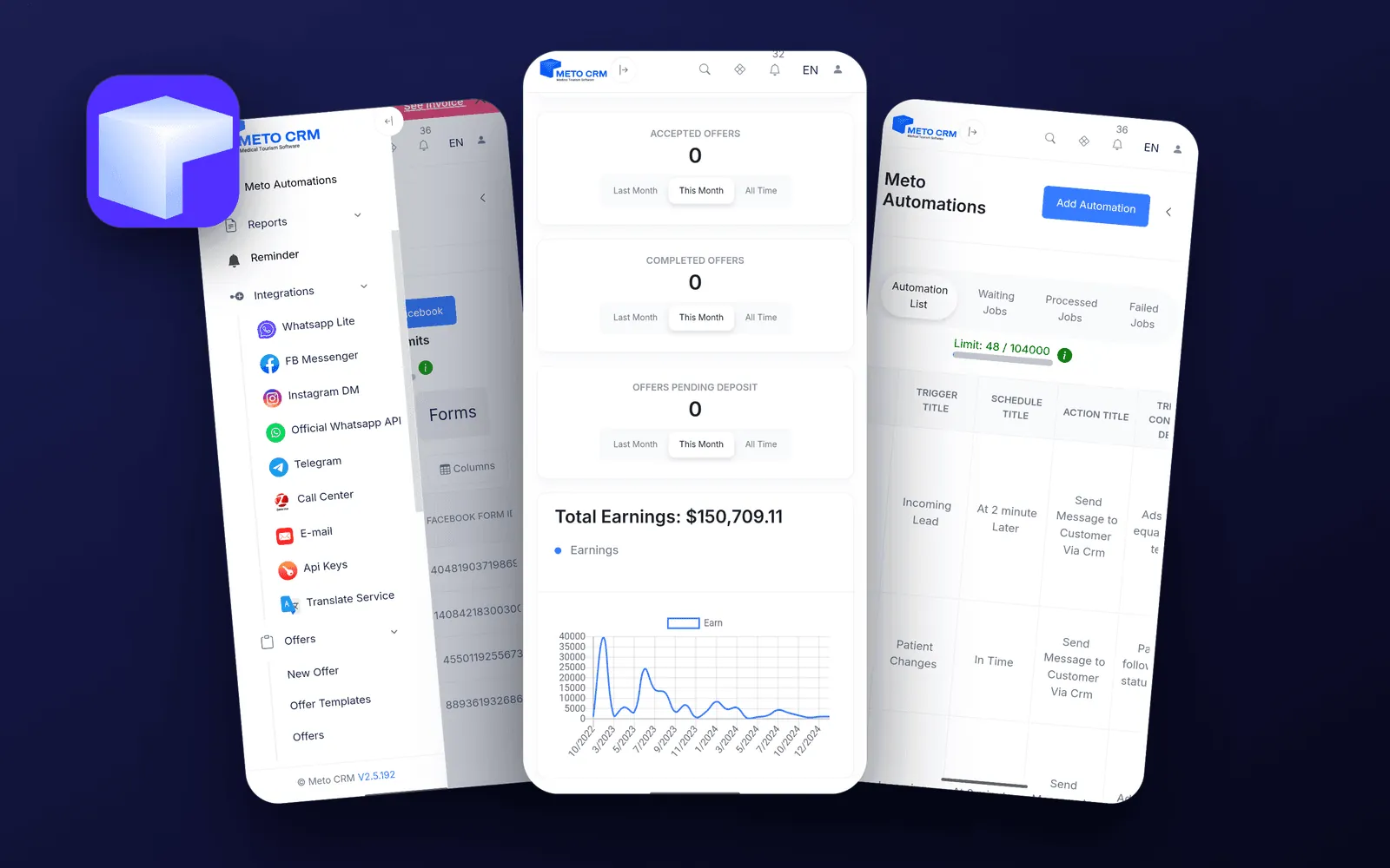 MetoCRM — ürün ekran görüntüsü