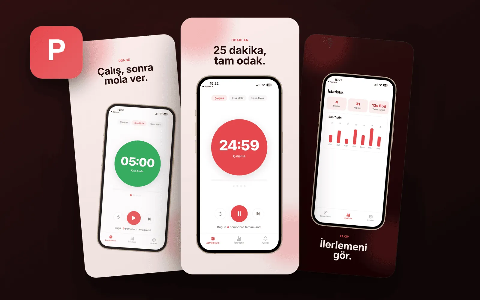 Pomodoro — ürün ekran görüntüsü
