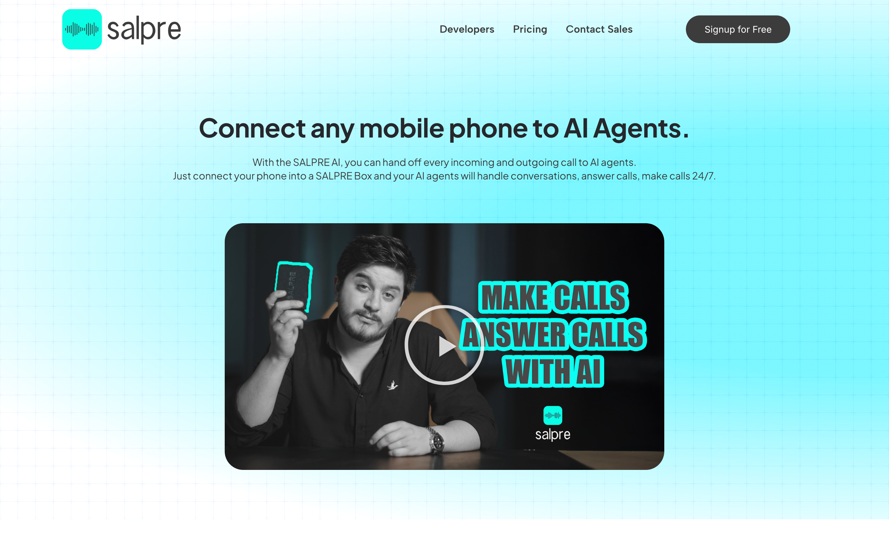 Salpre AI — ürün ekran görüntüsü