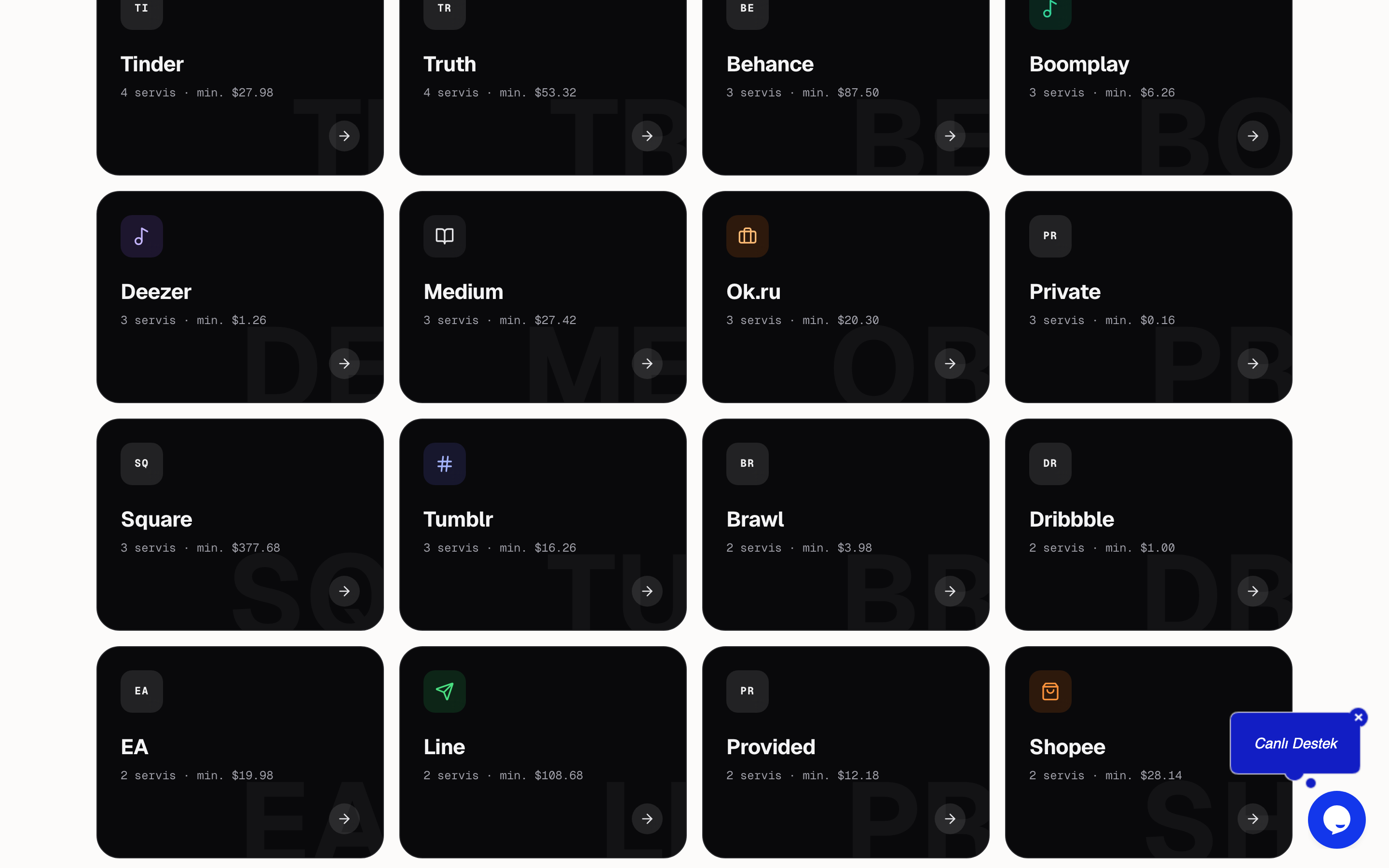 Socinify — SİPARİŞ · CANLI DURUM
