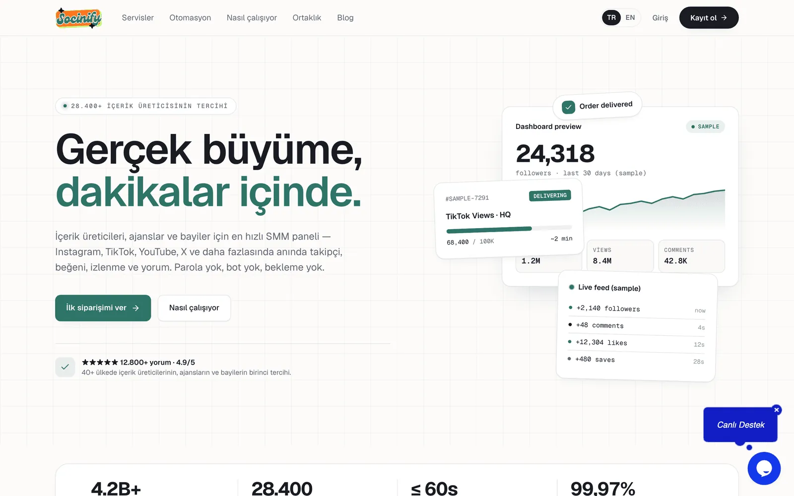 Socinify — ürün ekran görüntüsü