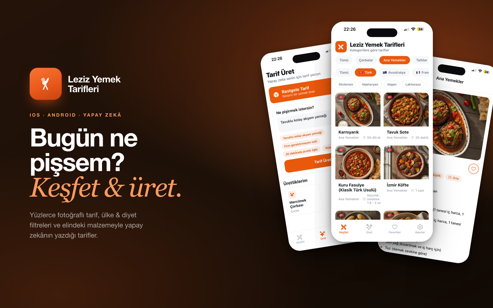 Recipe Tarif — ürün ekran görüntüsü