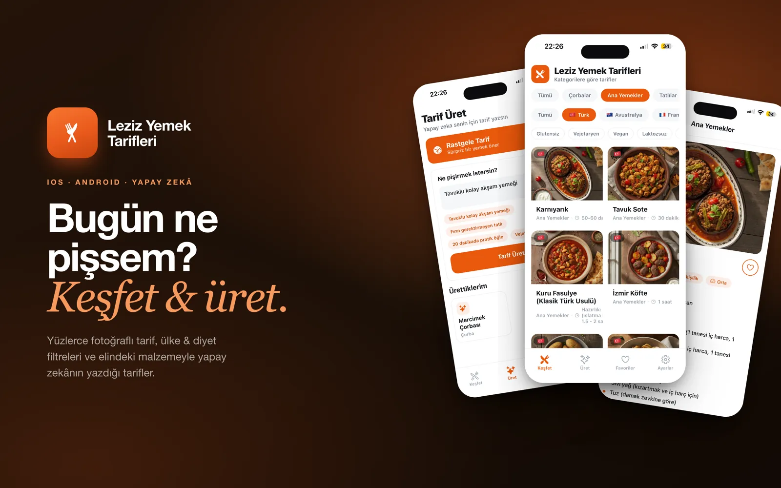 Recipe Tarif — ürün ekran görüntüsü