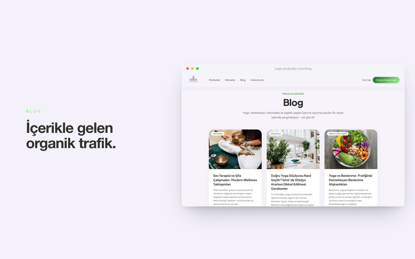 yoga-studyolari.com — içerik ve blog sayfası