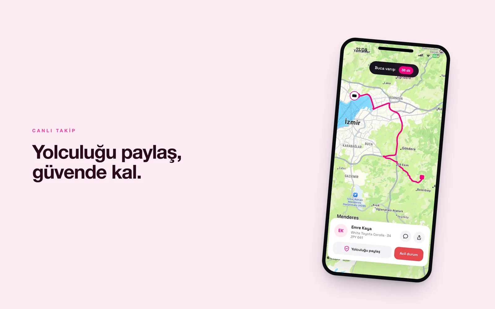 Zapyol — yolculuk sürüyor, yolculuğu paylaş ve acil durum